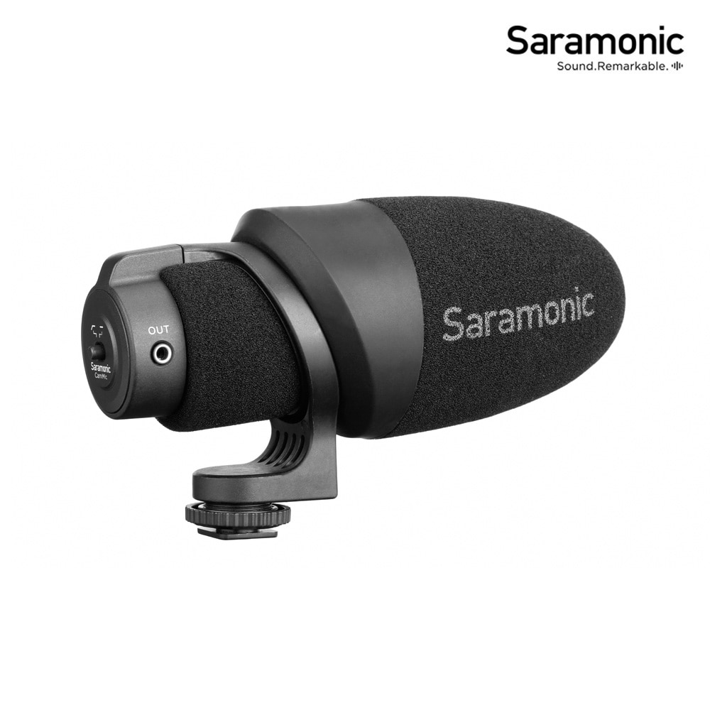 엘케이포토 - 사라모닉 Saramonic CamMic 경량 카메라 장착 마이크