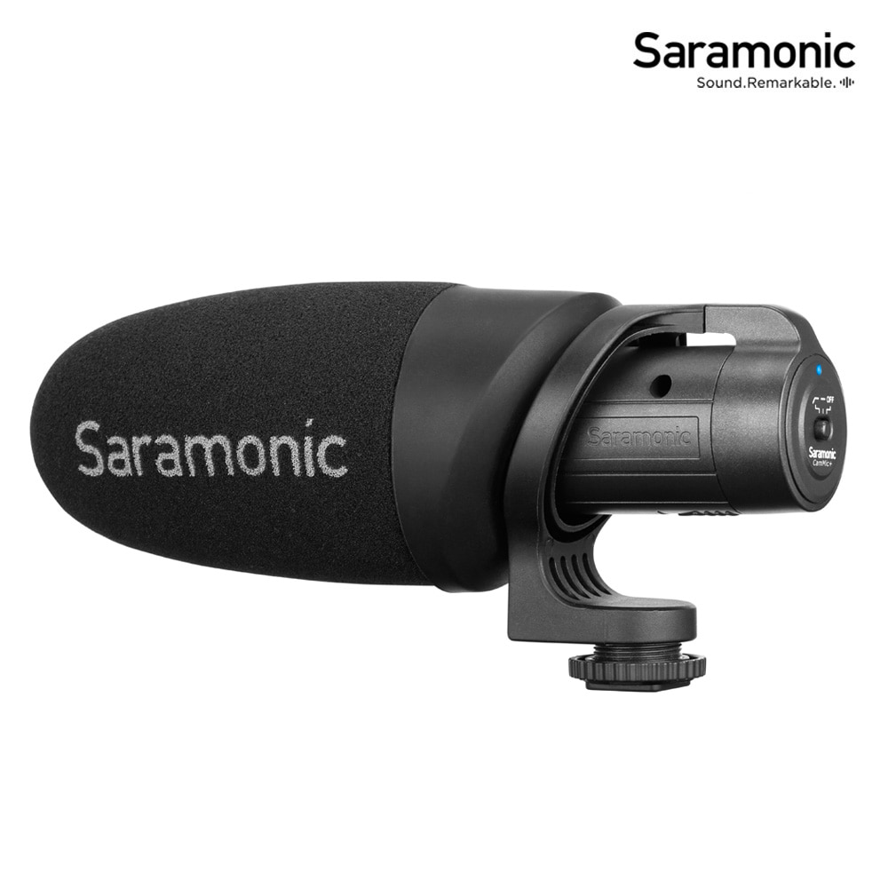 엘케이포토 - 사라모닉 Saramonic CamMic+ 경량 카메라 장착 마이크