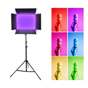엘케이포토 - 큐브모아 호리존 스튜디오 조명 RGB LED 라이트 CU-1200C 1등세트