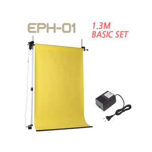 엘케이포토 - 전동배경 디럭스폴 1롤 배경지세트 EPH-01(1.3m)