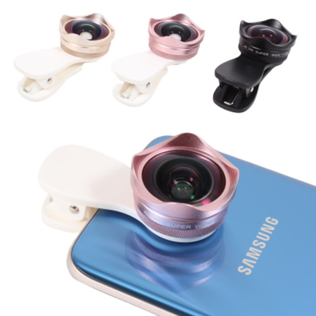 엘케이포토 - 포커스 휴대폰 광각렌즈 접사렌즈 4K HD 2in1 셀카렌즈
