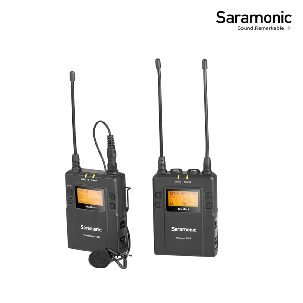 엘케이포토 - 사라모닉 Saramonic UwMic9 KIT1 UHF 무선마이크 시스템