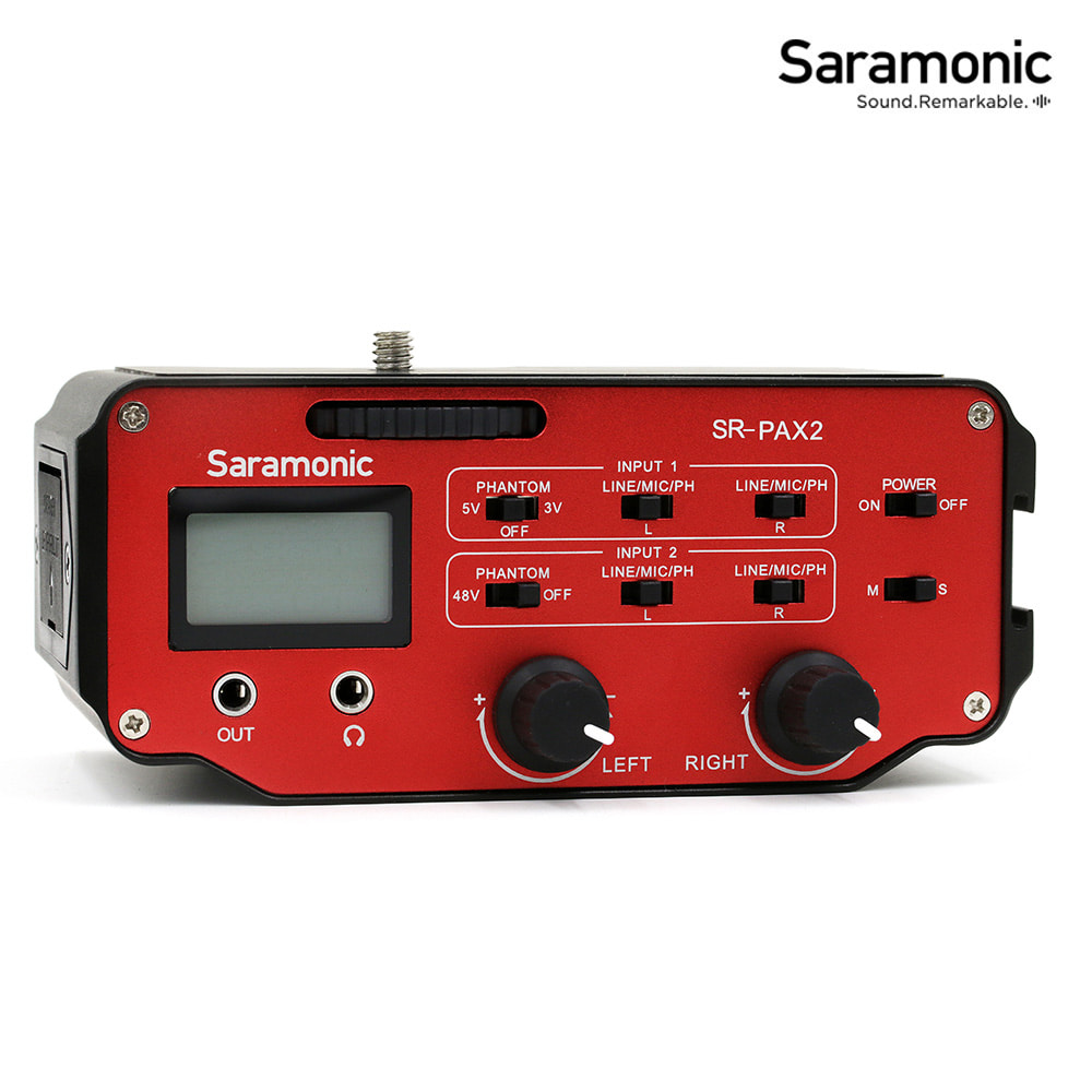 엘케이포토 - 사라모닉 Saramonic SR-PAX2 2채널 액티브 오디오믹서