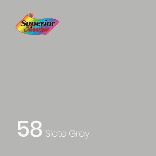 엘케이포토 - 슈페리어 Superior 58 Slate Gray 종이 롤 배경지 촬영배경
